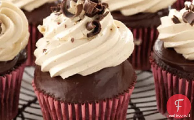 Ganache al cioccolato Cupcakes al burro di arachidi