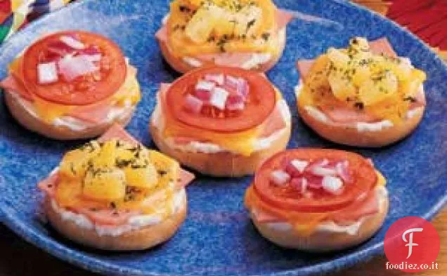 Bagel di prosciutto e formaggio