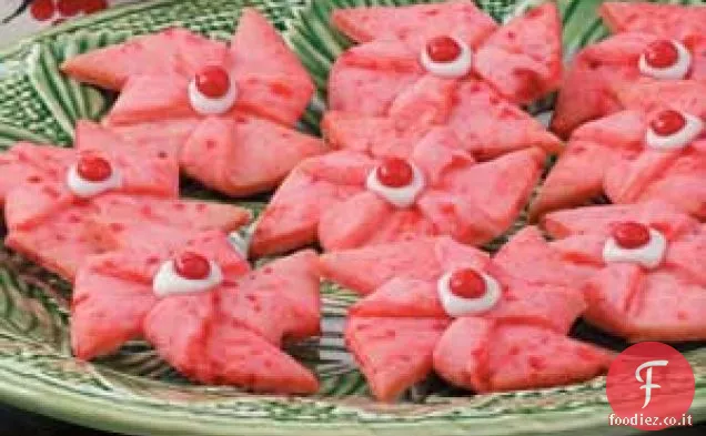 Poinsettia Girandola Biscotti