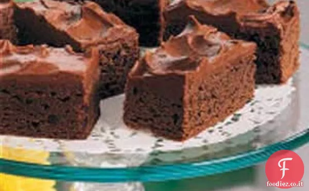 Frosted Fudge Brownies