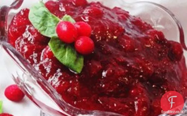 Vacanza Salsa di mirtilli rossi