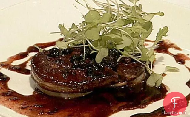 Capesante e Foie Gras Saltati con Frutti di bosco e Vino Cotto