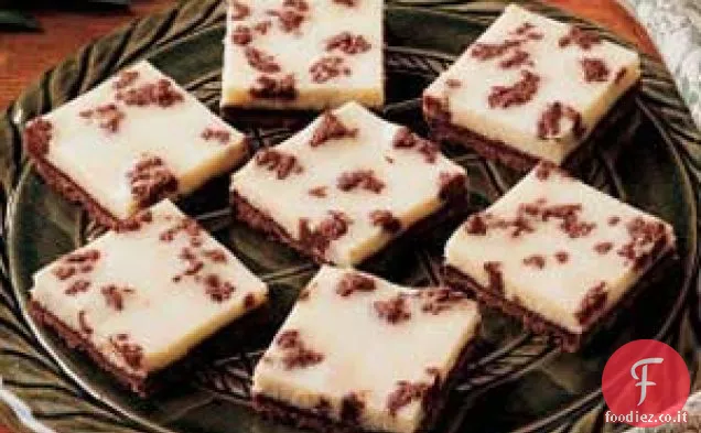 Barrette di Cheesecake nere e bianche