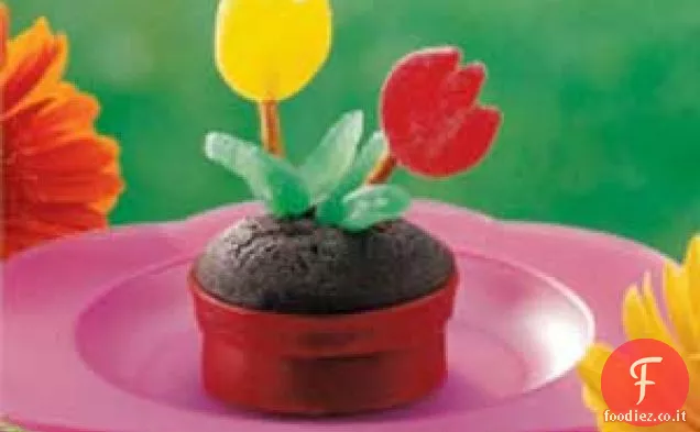 Vaso di fiori Cupcakes