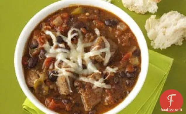 Chipotle-Peperoncino di fagioli neri