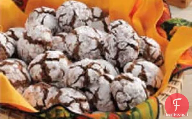 Biscotti al cioccolato Crinkle-Top