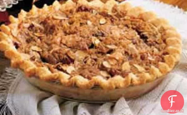 Torta di mele di mirtilli e mandorle