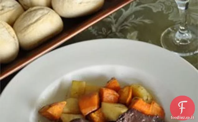 Brasato di Cervo con Rosmarino e Shiitake