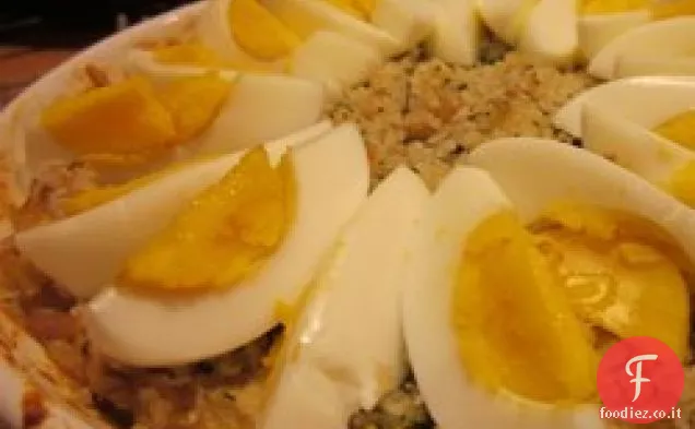 Curry Tonno e casseruola di riso