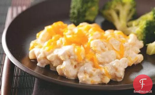 Casseruola di maccheroni di granchio