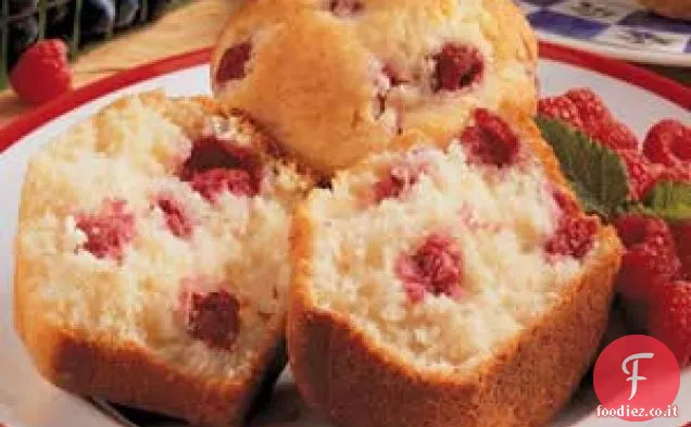 Muffin Jumbo al limone e lampone