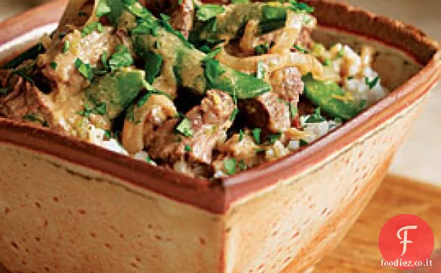 Curry di manzo tailandese piccante