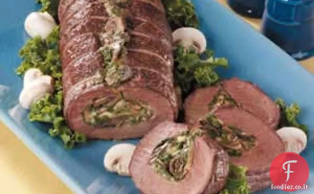 Filetto di manzo ripieno di funghi