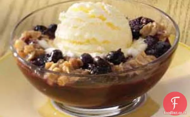 Crumble di mirtilli