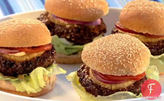 Hamburger di ananas Teriyaki