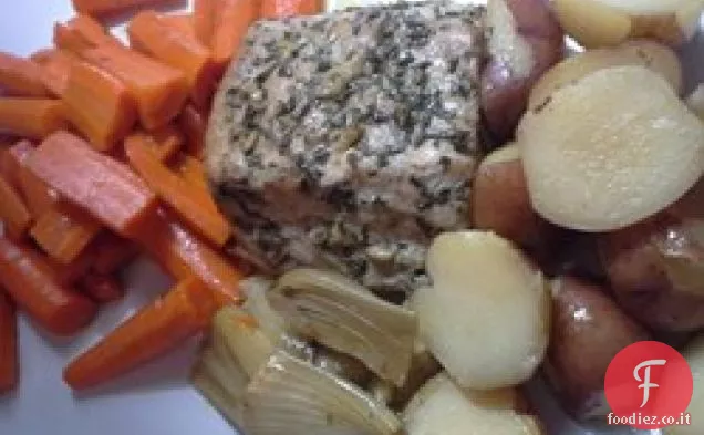 Lombo di maiale arrosto più sano