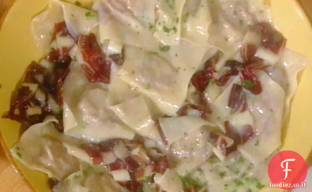 Ravioli di Castagne e Treviso (Ravioli di Castagne e Radicchio)