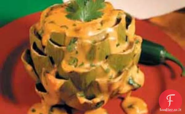 Carciofi al Peperoncino con Queso