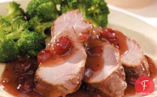 Filetto di maiale al mirtillo