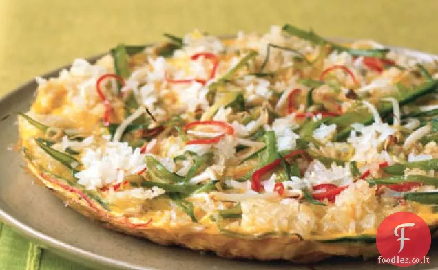 Frittata di riso croccante
