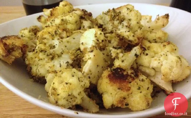 Cavolfiore arrosto con pangrattato di acciughe