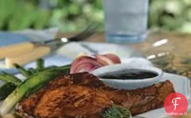 Braciole di maiale glassate