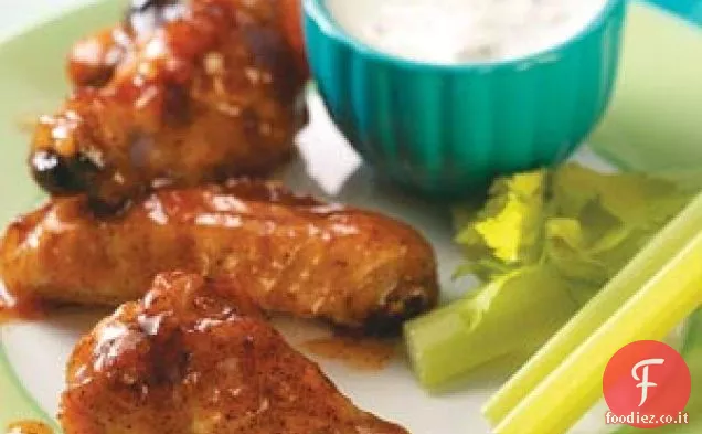 Ali di pollo albicocca