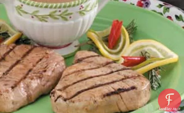 Bistecche di tonno agli agrumi e zenzero