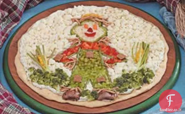 Pizza vegetariana spaventapasseri