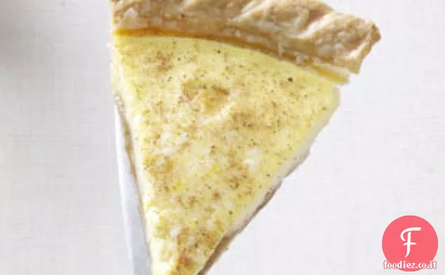Torta di crema pasticcera al caramello