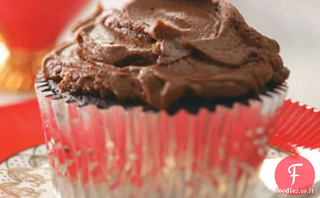 Cupcakes al cioccolato senza uova e lattosio