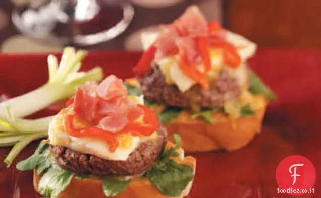 Hamburger di bruschetta Beefstro