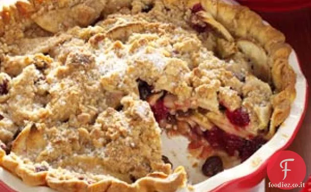 Torta di mele al mirtillo olandese