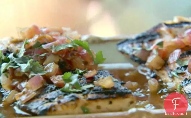 Mahi-Mahi alla griglia, alla Ceviche