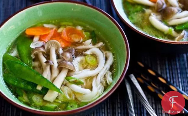 Zuppa di noodle di Udon Miso
