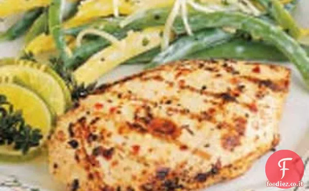 Pollo al lime alle erbe