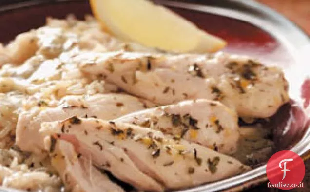 Pollo al limone con sugo