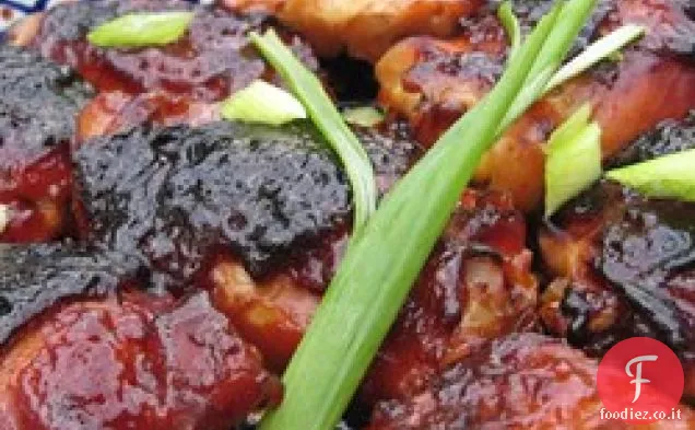 Pollo al forno caramellato