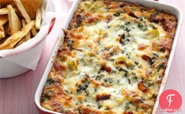 Caldo Collards e carciofo Dip