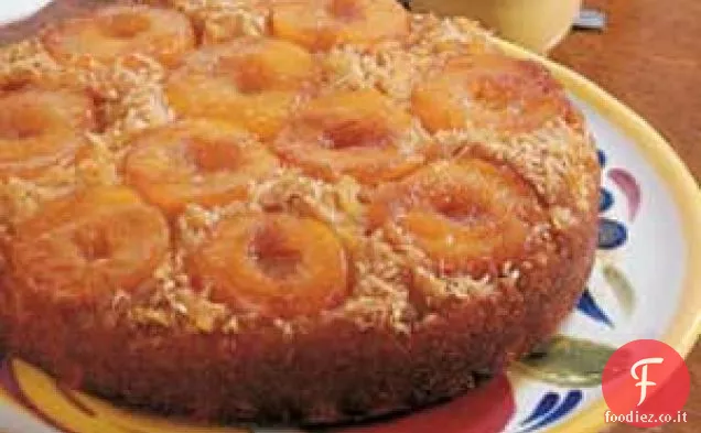 Torta a testa in giù alla mela speziata