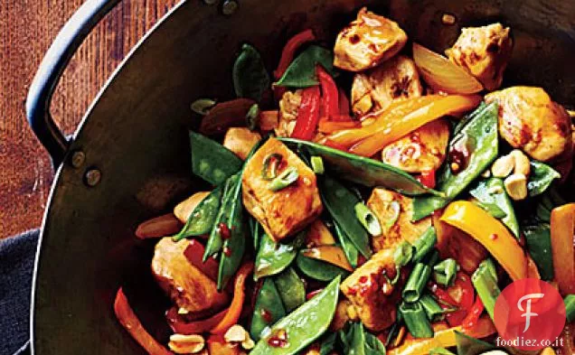Pollo di Szechuan Soffriggere
