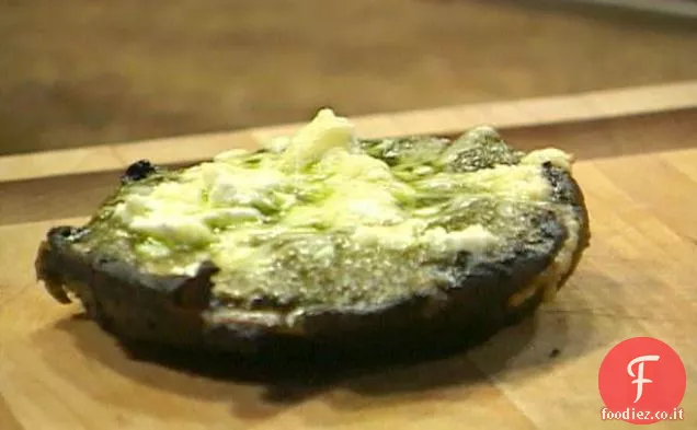 Pizze Portobello alla griglia assortite