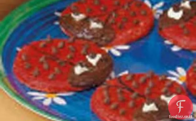 Biscotti fatti in casa coccinella