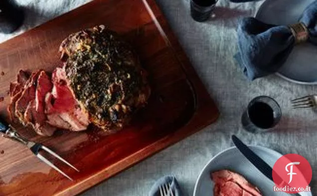 Coscia d'Agnello con Salsa all'Aglio