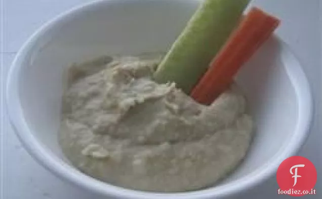 Salsa di fagioli all'aglio arrosto