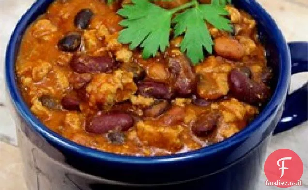 Laura Quick Slow Cooker Tacchino Chili