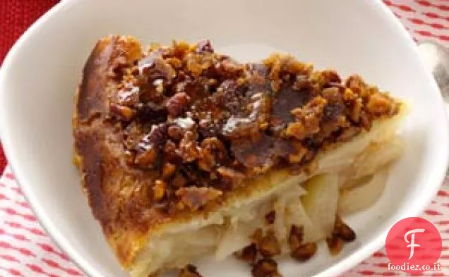 Torta capovolta di zenzero-pera