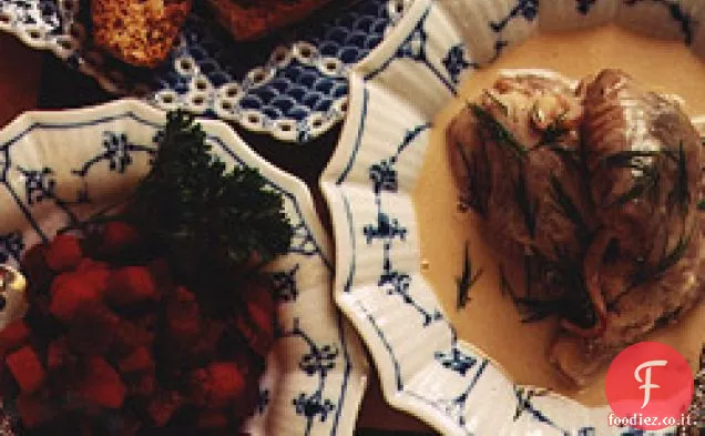 Insalata di barbabietole e aringhe