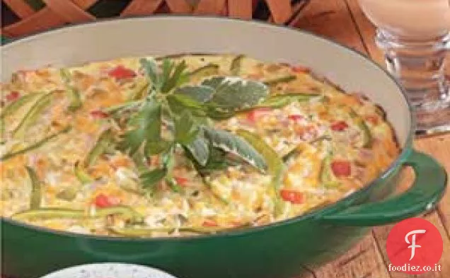 Frittata di riso al peperoncino