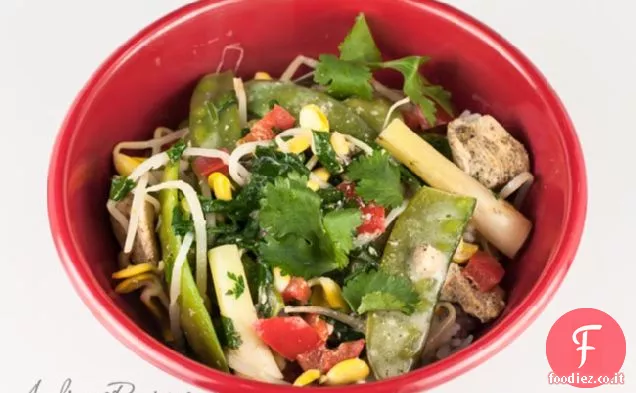 Curry di cocco tailandese con pollo
